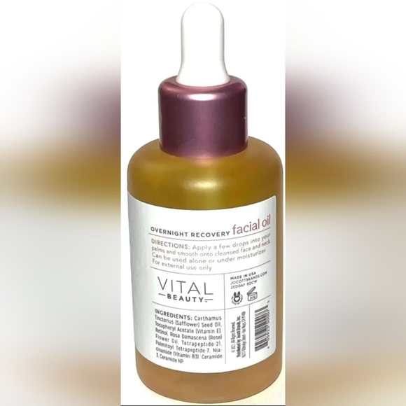 Vital Beauty Resurfacing Overnight Recovery Facial Oil *Retinol & Rose Oil~ 2 oz - Picture 2 of 2